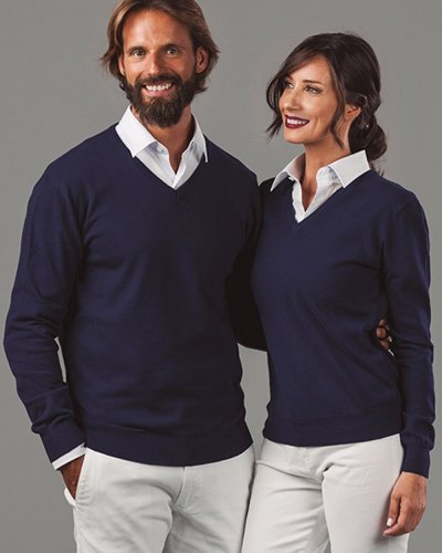 Thc milan women. jersey con cuello en "v" para mujer 