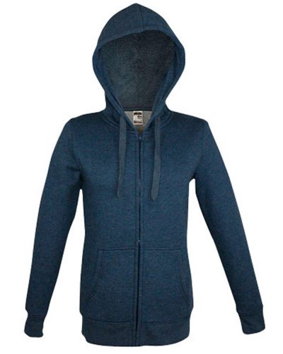 Thc amsterdam. sudadera para hombre, con cremallera y capucha  Blu Mélange 1