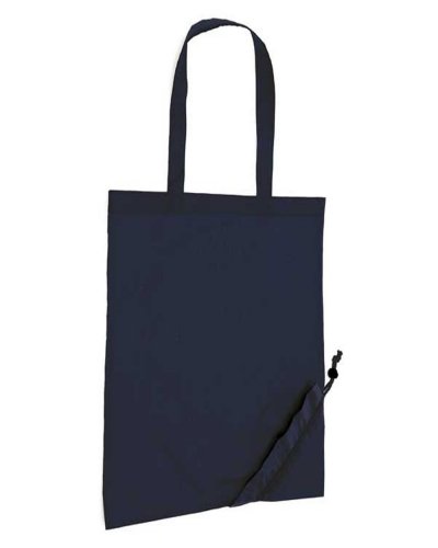 Borsa pieghevole in poliestere Shops Blu