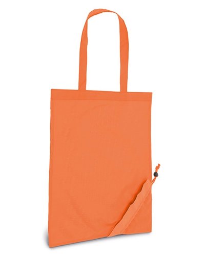 Borsa pieghevole in poliestere Shops Arancione