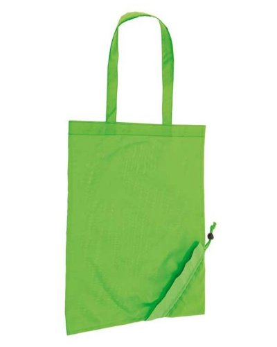 Borsa pieghevole in poliestere Shops Verde Chiaro