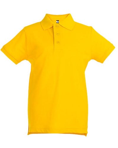 Thc adam kids. kurzärmeliges baumwoll-poloshirt für kinder (unisex)  Giallo Scuro