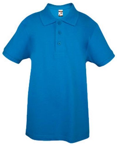 Thc adam kids. kurzärmeliges baumwoll-poloshirt für kinder (unisex)  Turchese