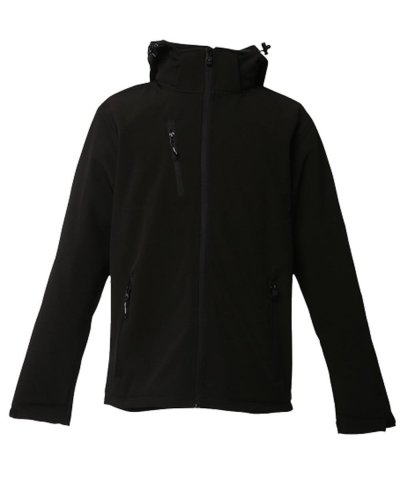 Thc zagreb. chaqueta softshell para hombre, con capucha removible 