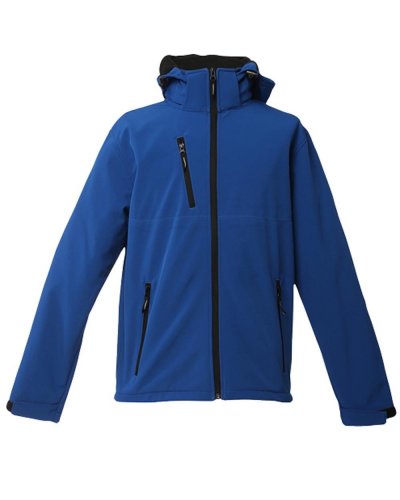 Thc zagreb. chaqueta softshell para hombre, con capucha removible 