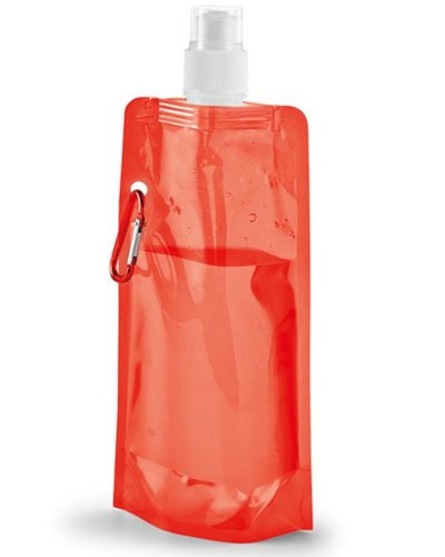 Borraccia pieghevole 460 ml Rosso