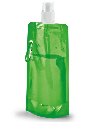 Borraccia pieghevole 460 ml Verde Chiaro