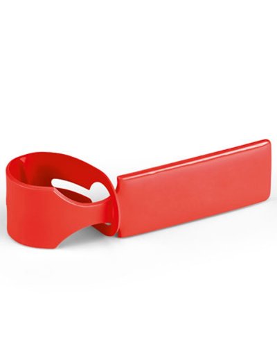 Portanome per bagaglio Rosso