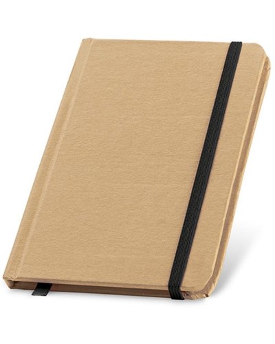 Block note A6 con copertina rigida Nero