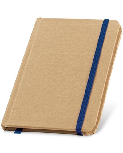 Block note A6 con copertina rigida Blu