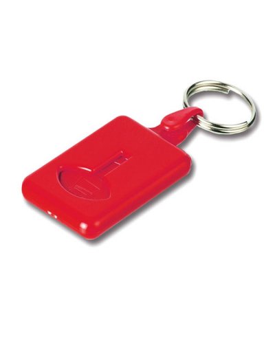 Portachiavi Moneta a Gettone Rosso