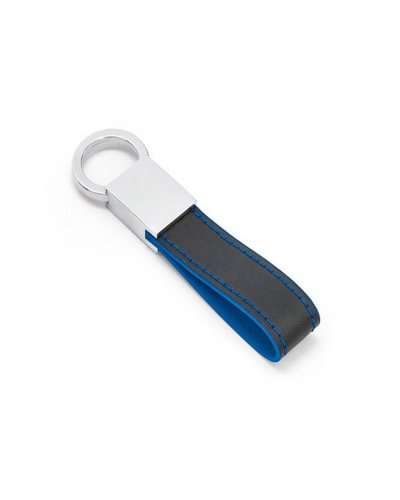 Portachiavi moschettone Blu Reale