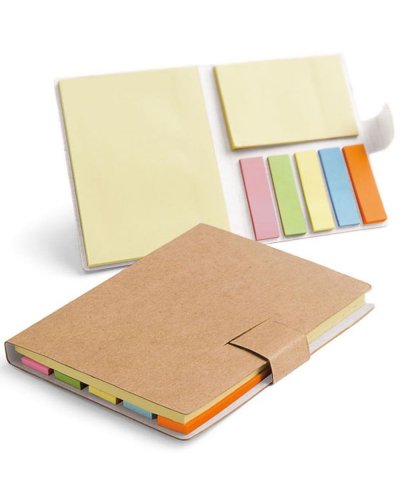 Blocco appunti con memo adesivi 8 x 10,5 cm