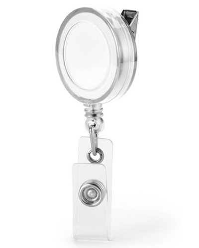 Porta badge estensibile Bianco