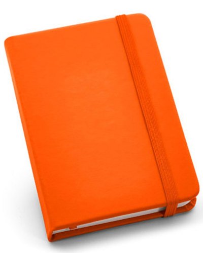Block Notes in Similpelle Arancione