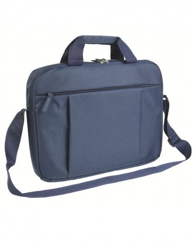 Borsa porta computer con tasca imbottita Blu scuro