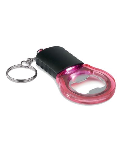 Apribottiglie Light and Key Rosso Trasparente