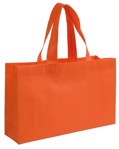 Shopper con manici lunghi Arancione