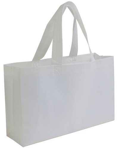 Shopper con manici lunghi Bianco