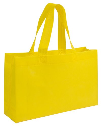 Shopper con manici lunghi Giallo