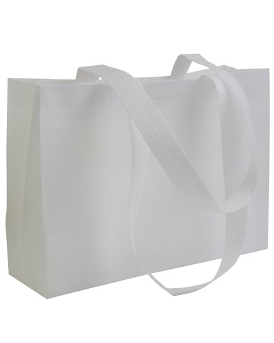 Shopper con manici lunghi - Media Bianco