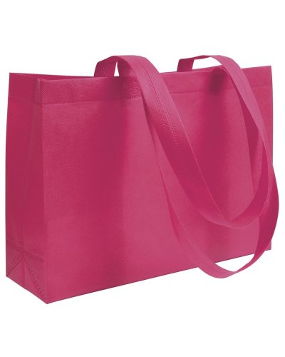 Shopper con manici lunghi - Media Fucsia