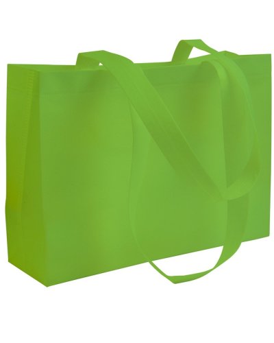 Shopper con manici lunghi - Media Verde mela