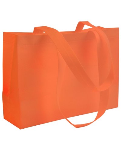 Shopper con manici lunghi - Media Arancione