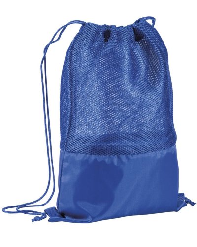 Zainetto in poliestere con retina mesh