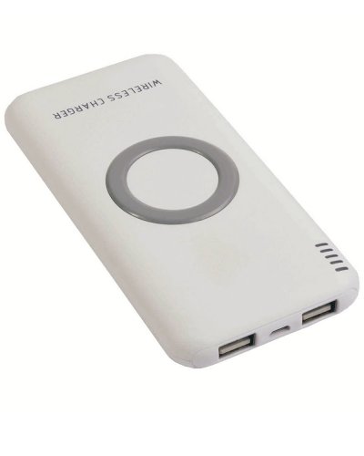 Power bank wireless Bianco