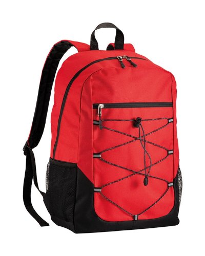 Zaino con schienale imbottito Rosso