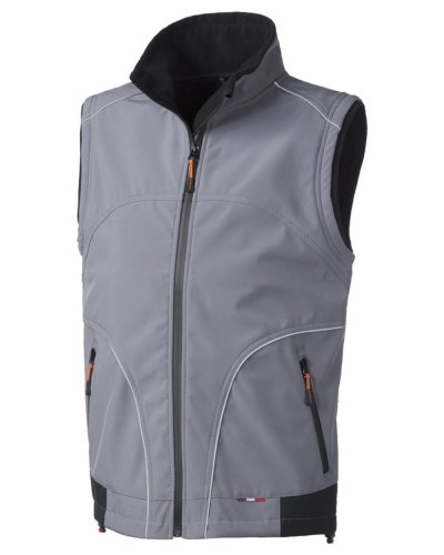 Gilet Softshell Preston Grigio / Nero
