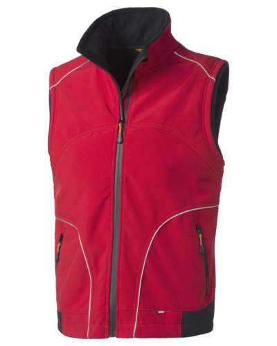 Gilet Softshell Preston Rosso / Nero