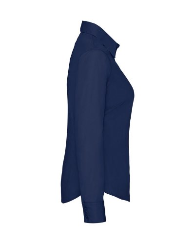 Camicia donna in popeline maniche lunghe