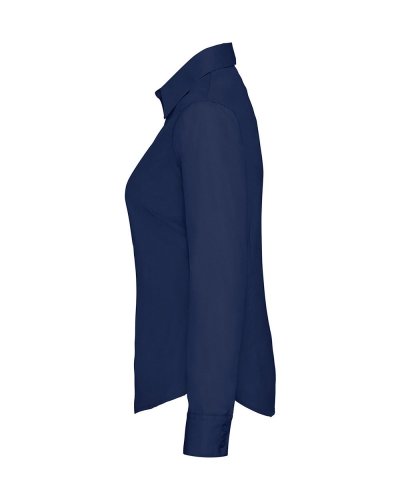 Camicia donna in popeline maniche lunghe