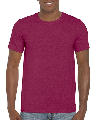T-shirt Personalizzate Gildan Soft-Style Heather Cardinal
