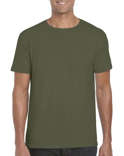 T-shirt Personalizzate Gildan Soft-Style Military Green