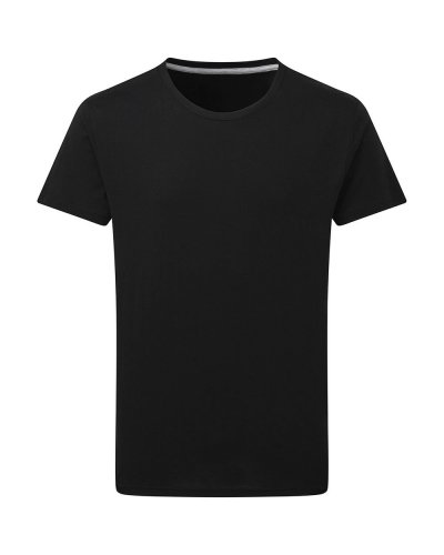 T-shirt Signature Senza Etichetta Dark Black