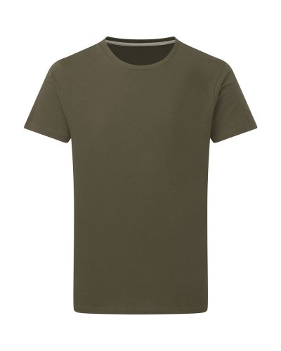 T-shirt Signature Senza Etichetta Military Green