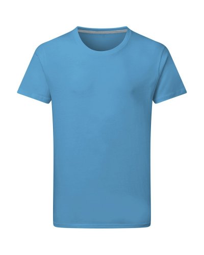 T-shirt Signature Senza Etichetta Turquoise