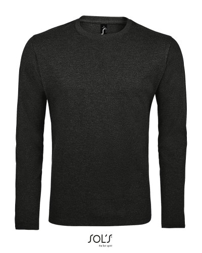 T-shirt imperial manica lunga Antracite Melange