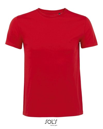 T-shirt uomo in cotone biologico Milo Men Rosso