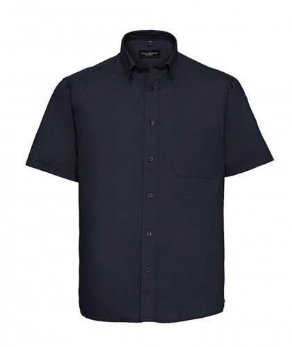 Camicia uomo Twill Classic maniche corte French Navy