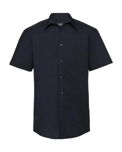 Camicia uomo popeline maniche corte French Navy