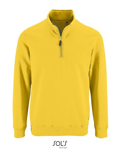 Felpa uomo mezza zip Stan Giallo Oro