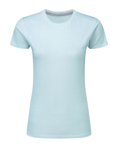 T-shirt donna Perfect Print Tagless Angel Blue
