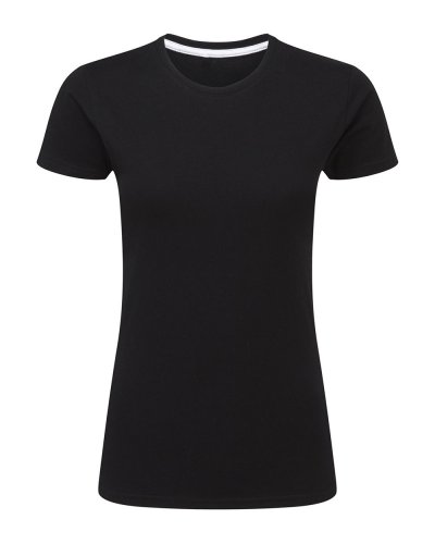 T-shirt donna Perfect Print Tagless Dark Black