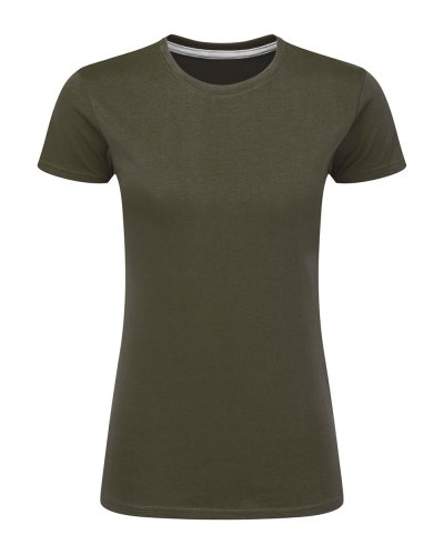 T-shirt donna Perfect Print Tagless Military Green