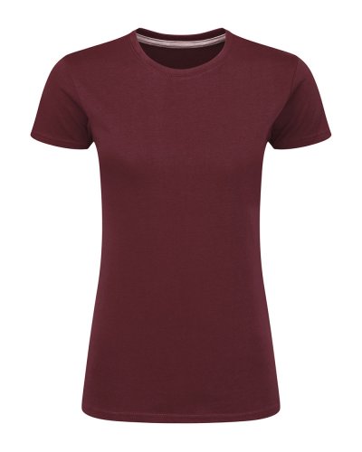 T-shirt donna Perfect Print Tagless Burgundy