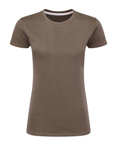 T-shirt donna Perfect Print Tagless Deep Taupe